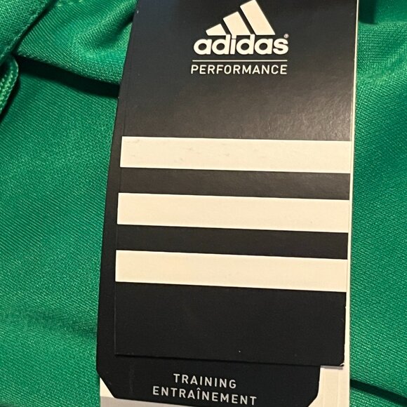 NWT ADIDAS green with navy & white accents hoodie - 2XL - Picture 9 of 10
